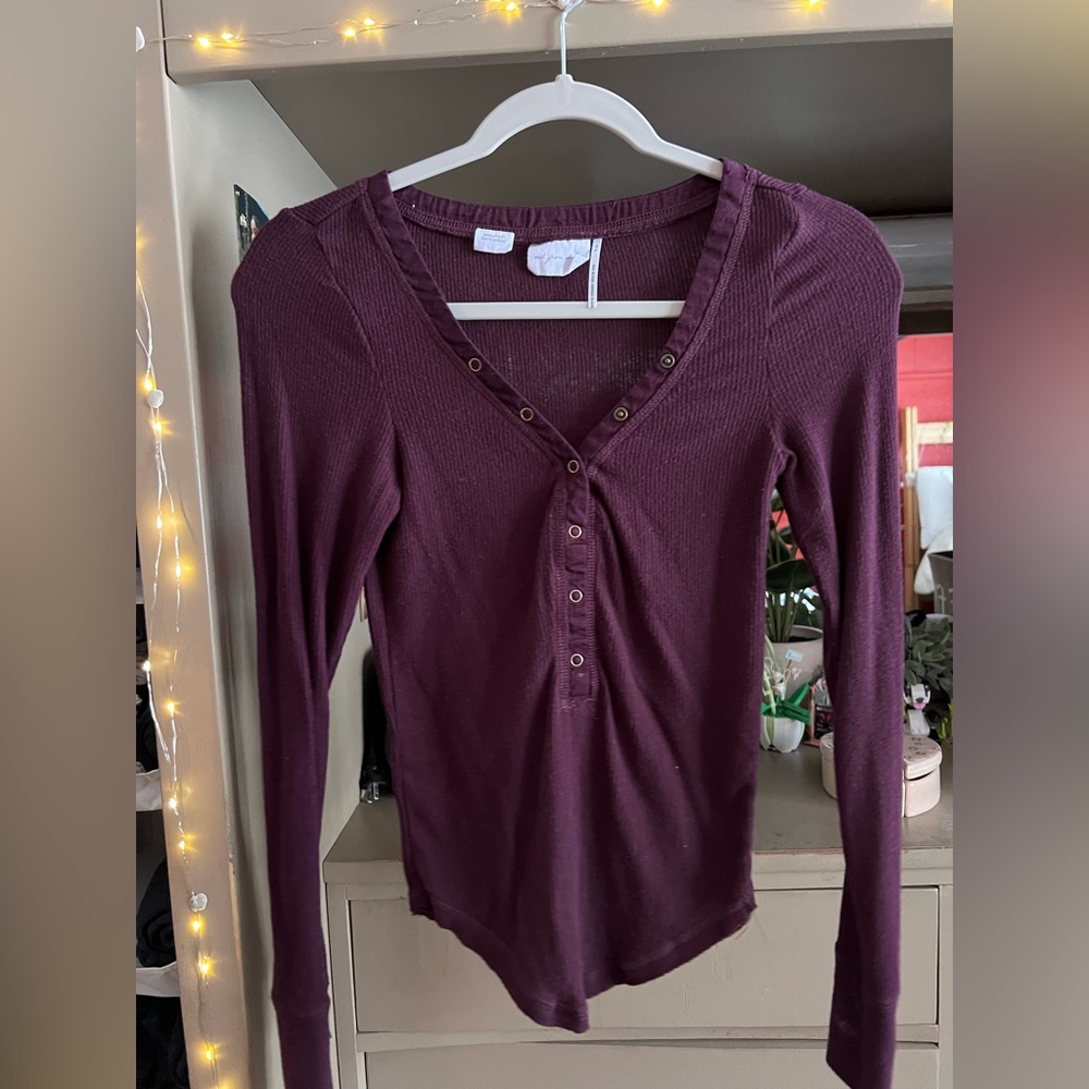 Urban Outfitters Out from Under Snap Henley Top